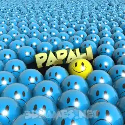 papali in Special Smileys style - 3D name wallpaper