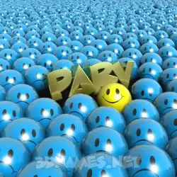 parv in Special Smileys style - 3D name wallpaper