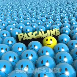 pascaline in Special Smileys style - 3D name wallpaper