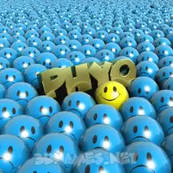 phyo in Special Smileys style - 3D name wallpaper