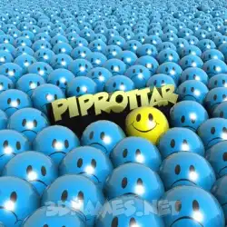 piprottar in Special Smileys style - 3D name wallpaper