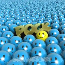 pock in Special Smileys style - 3D name wallpaper