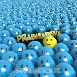 prabhadeva in Special Smileys style - 3D name wallpaper