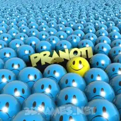 pranoti in Special Smileys style - 3D name wallpaper