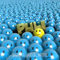 puli in Special Smileys style - 3D name wallpaper