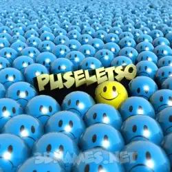 puseletso in Special Smileys style - 3D name wallpaper