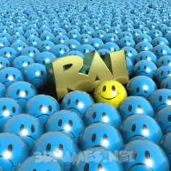 rai in Special Smileys style - 3D name wallpaper
