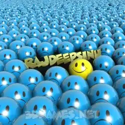 rajdeepsinh in Special Smileys style - 3D name wallpaper
