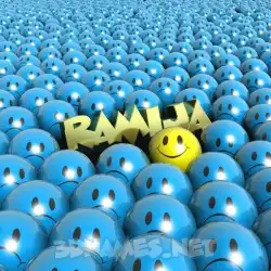 ramija in Special Smileys style - 3D name wallpaper