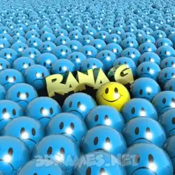 rana g in Special Smileys style - 3D name wallpaper