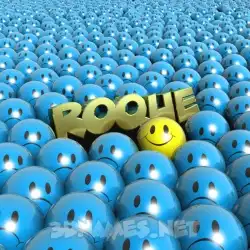 roque in Special Smileys style - 3D name wallpaper