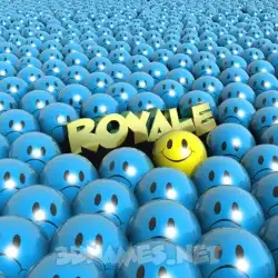 royale in Special Smileys style - 3D name wallpaper