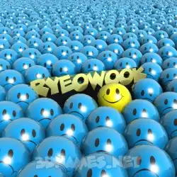ryeowook in Special Smileys style - 3D name wallpaper