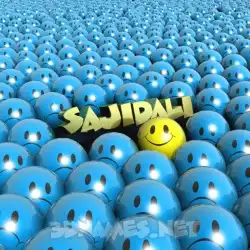 sajidali in Special Smileys style - 3D name wallpaper