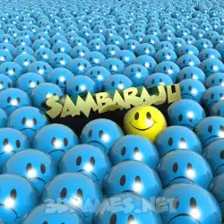 sambaraju in Special Smileys style - 3D name wallpaper