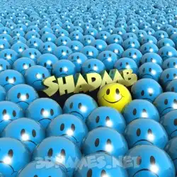 shadaab in Special Smileys style - 3D name wallpaper
