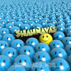 shahnavaz in Special Smileys style - 3D name wallpaper