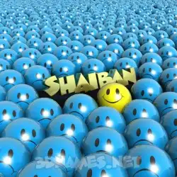 shaiban in Special Smileys style - 3D name wallpaper