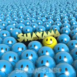 shayama in Special Smileys style - 3D name wallpaper