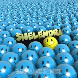 shelendra in Special Smileys style - 3D name wallpaper