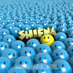 shifna in Special Smileys style - 3D name wallpaper