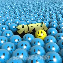 sipra in Special Smileys style - 3D name wallpaper