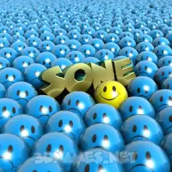 sone in Special Smileys style - 3D name wallpaper
