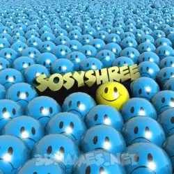 sosyshree in Special Smileys style - 3D name wallpaper