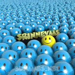 srinnevaas in Special Smileys style - 3D name wallpaper