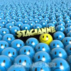 stacianne in Special Smileys style - 3D name wallpaper