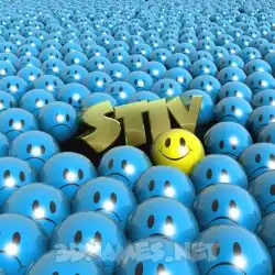 stiv in Special Smileys style - 3D name wallpaper