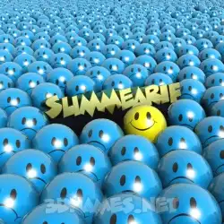 summearif in Special Smileys style - 3D name wallpaper