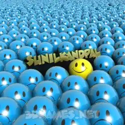 sunilkandpal in Special Smileys style - 3D name wallpaper