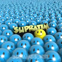 supratim in Special Smileys style - 3D name wallpaper