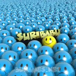 suribabu in Special Smileys style - 3D name wallpaper