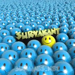 suryakant in Special Smileys style - 3D name wallpaper
