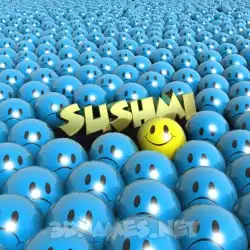 sushmi in Special Smileys style - 3D name wallpaper