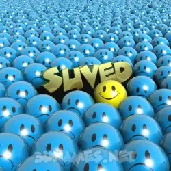 suved in Special Smileys style - 3D name wallpaper