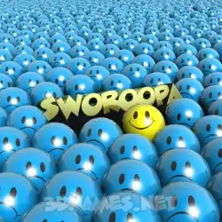 sworoopa in Special Smileys style - 3D name wallpaper