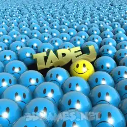 tadej in Special Smileys style - 3D name wallpaper