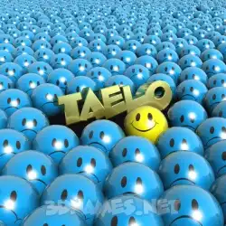 taelo in Special Smileys style - 3D name wallpaper