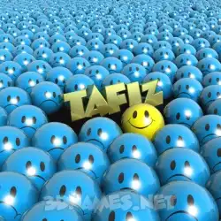 tafiz in Special Smileys style - 3D name wallpaper