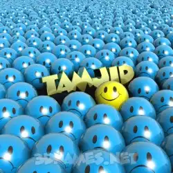 tamjid in Special Smileys style - 3D name wallpaper