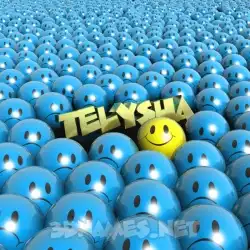 telysha in Special Smileys style - 3D name wallpaper