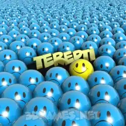 terepti in Special Smileys style - 3D name wallpaper