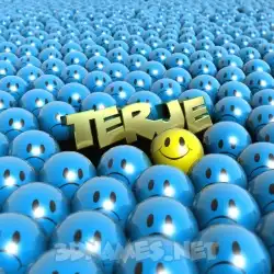 terje in Special Smileys style - 3D name wallpaper