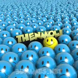 thenmoli in Special Smileys style - 3D name wallpaper