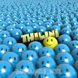 thilini in Special Smileys style - 3D name wallpaper