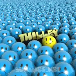 thilley in Special Smileys style - 3D name wallpaper