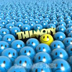 thimoty in Special Smileys style - 3D name wallpaper